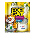 Arena para gatos Foficat aroma limón, bolsa de 5 kg