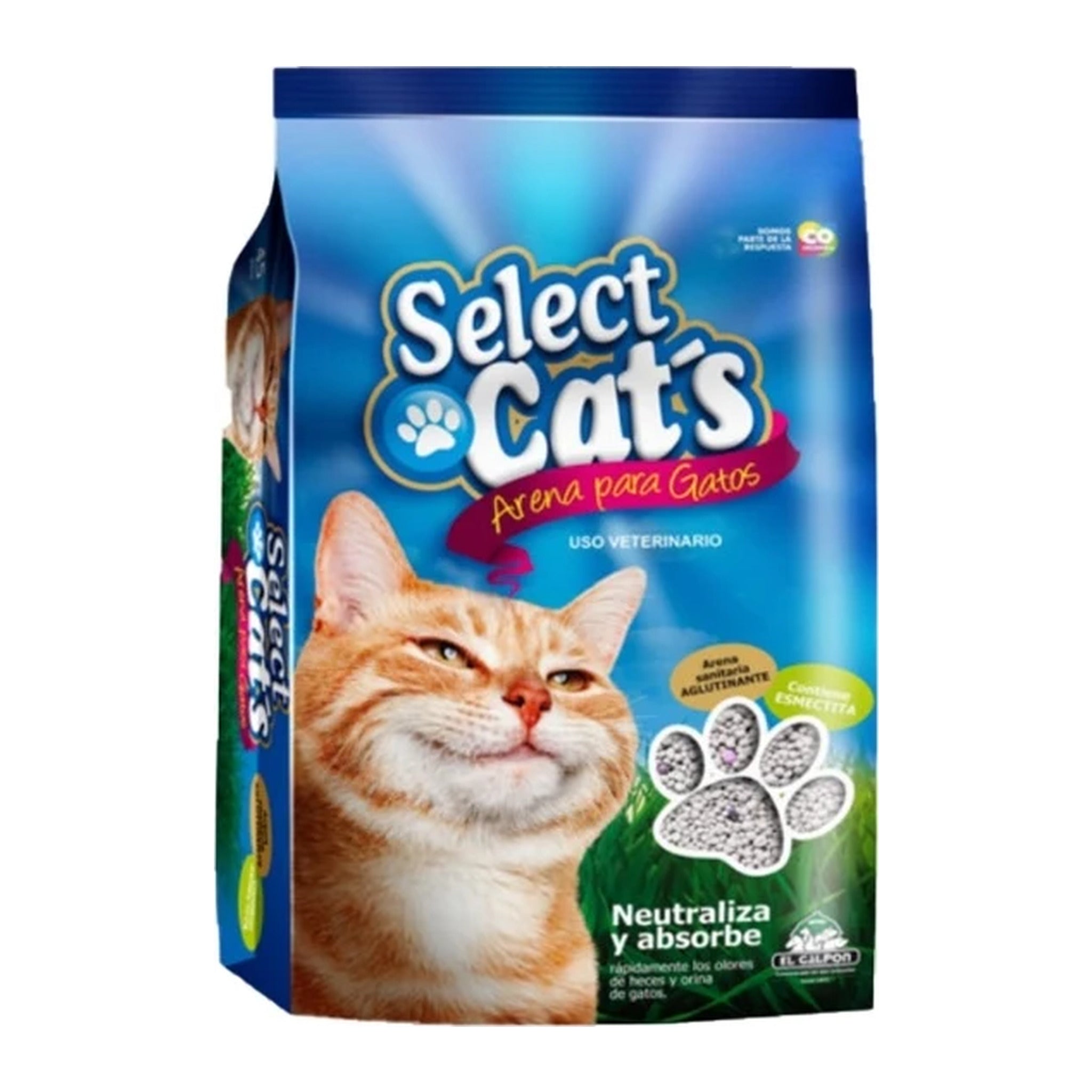Arena sanitaria Select Cat's para gatos, bolsa de 25 kg